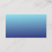 Luier Raffle Kaart Boy Blue Ombre Baby shower (Achterkant)