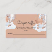 LUIER RAFFLE KAART CONTACTKAARTJE (Voorkant)