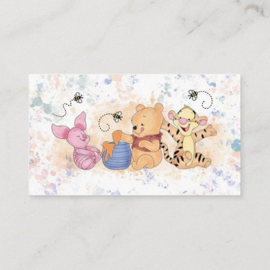 LUIER RAFFLE KAARTEN WINNIE DE POOH (Achterkant)