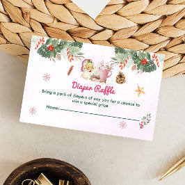 Luier Raffle Kerstmis Santa Cookies Informatiekaartje