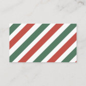 Luier Raffle Kerstmis Santa Enclosure Kaart (Achterkant)