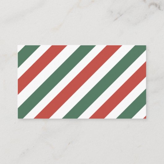 Luier Raffle Kerstmis Santa Enclosure Kaart (Achterkant)