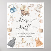 Luier Raffle Kleding Boho Geslacht Onthullen Poster (Voorkant)