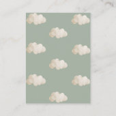 Luier Raffle kwekerij Boho Beer Baby shower Informatiekaartje (Achterkant)