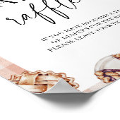 Luier Raffle Little Cutie Pie Baby shower Game Poster (Hoek)