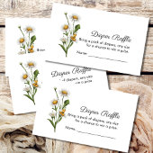 Luier Raffle Mama om thema te zijn Informatiekaartje