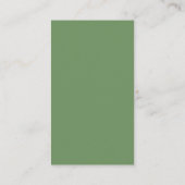 Luier Raffle Minimalist Sage Green Baby shower Informatiekaartje (Achterkant)