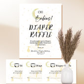 Luier Raffle Oh baby's, neutrale ooievaars Reclamebord Met Voetstuk