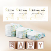 Luier Raffle Oh baby's, neutrale ooievaars Reclamebord Met Voetstuk