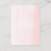 Luier Raffle Pampas Grass Exotisch Baby shower Visitekaartje (Achterkant)