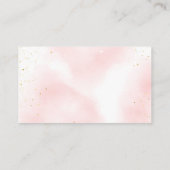 Luier Raffle Roze Goud We zijn over de maan Informatiekaartje (Achterkant)