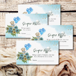 Luier Raffle spel We kunnen bijna wachten Boho reg Informatiekaartje