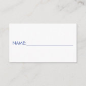 Luier Raffle Ticket, Blauw Sneakers Baby shower Informatiekaartje (Achterkant)