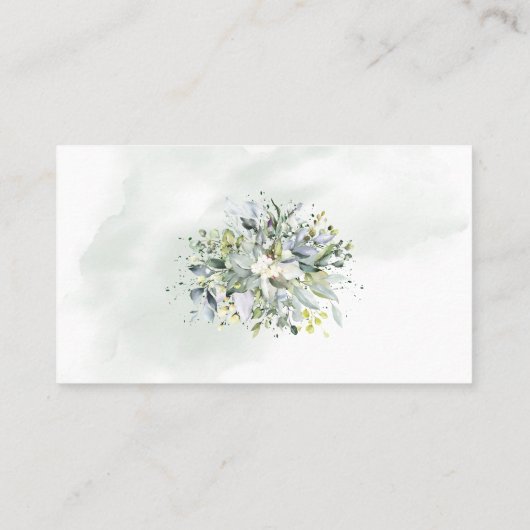 Luier Raffle Ticket Bubbles Greenery Baby shower (Achterkant)