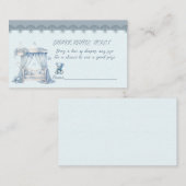 Luier Raffle Ticket Enclosure Kaart (Voorkant / Achterkant)