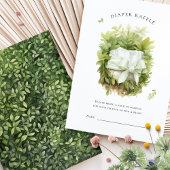 Luier Raffle Ticket Groene Baby shower Behuizing