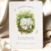 Luier Raffle Ticket Groene Baby shower Behuizing