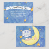 Luier Raffle Ticket LOVE Moon n Back Baby shower Informatiekaartje (Voorkant / Achterkant)