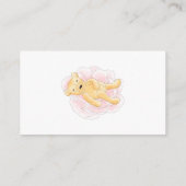 Luier Raffle Ticket Meisje Teddy Bear Honey Bee Informatiekaartje (Achterkant)