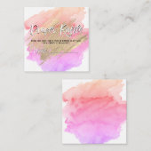 LUIER RAFFLE Ticket Pink Gold BOY Baby shower Informatiekaartje (Voorkant / Achterkant)