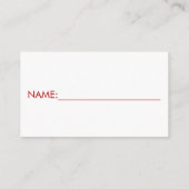 Luier Raffle Ticket, Rood Sneakers Baby shower Informatiekaartje (Achterkant)