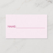 Luier Raffle Ticket, Roze Sneakers Baby shower Informatiekaartje (Achterkant)