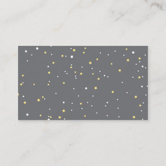 Luier Raffle Ticket, Twinkle Little Star Informatiekaartje (Achterkant)