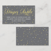 Luier Raffle Ticket, Twinkle Little Star Informatiekaartje (Voorkant / Achterkant)