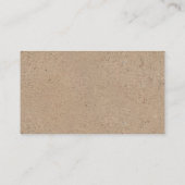 Luier Raffle Ticket, Zwart Script Kraft Informatiekaartje (Achterkant)