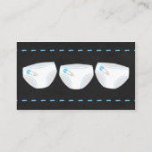 Luier Raffle Tickets / Chalkboard boy baby shower Informatiekaartje (Achterkant)