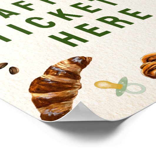 Luier Raffle Tickets Poster (Hoek)