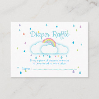 Luier Raffle Tickets Raindrop Baby shower