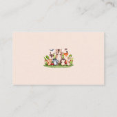 Luier Raffle Tickets Woodland Dieren Groen Informatiekaartje (Achterkant)