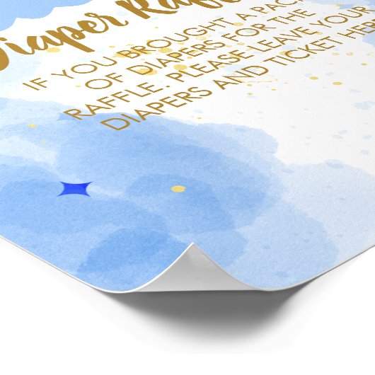 Luier Raffle Twinkle Twinkle Little Star Poster (Hoek)