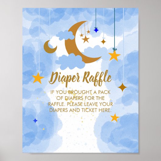Luier Raffle Twinkle Twinkle Little Star Poster (Voorkant)