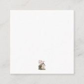 Luier Raffle waslijn Baby shower behuizing Informatiekaartje (Achterkant)