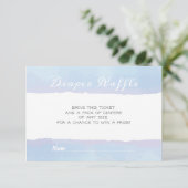 LUIER RAFFLE Waterverf Luier Raffle Enclosure Kaart (Staand voorkant)