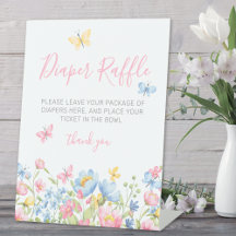 Luier Raffle Wildflower Baby shower