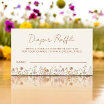 Luier Raffle Wildflower Terracotta Baby shower Informatiekaartje<br><div class="desc">Verbeter de opwinding van uw Wildflower Baby shower met onze Wildflower Baby shower Terracotta Luier Raffle Tickets van ons Party Collectie. Deze charmante tickets zijn een heerlijke aanvulling op uw viering, het toevoegen van een vleugje plezier en bruikbaarheid aan uw festiviteiten. Elk ticket in dit collectie heeft delicate wildbloemenillustraties tegen...</div>