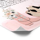 Luier Raffle Zadel Omhoog Western Cowgirl Thema Poster (Hoek)