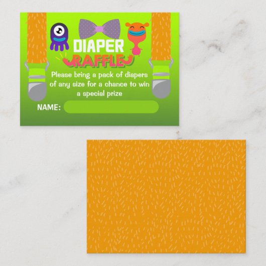 LUIER RAFFLE - Ze Hebben een Monster Geschapen Notitiekaartje (Voorkant / Achterkant)