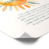 Luier spel voor 's nachts baby boy feestje poster (Hoek)