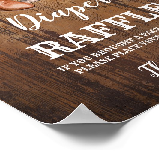 Luieraffle Boots of bows Gender onthulling Poster (Hoek)