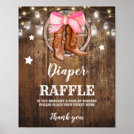 Luieraffle Boots of bows Gender onthulling Poster