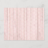 Luieraffle Roze & Sage Baby shower Entry Kaart (Achterkant)