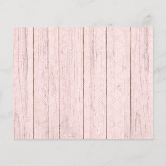 Luieraffle Roze & Sage Baby shower Entry Kaart (Achterkant)