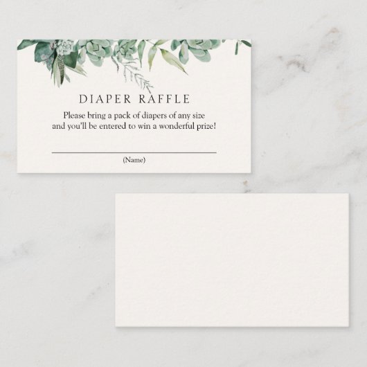 Luierbehuizing luidere behuizing informatiekaartje (Voorkant / Achterkant)