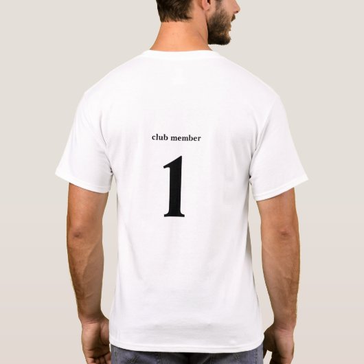 luierclub t-shirt (Achterkant)