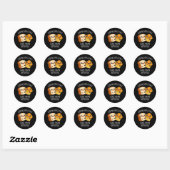 Luieren Met Jou Is Gemakkelijk Omdat Jij Boterig B Ronde Sticker (Vel)