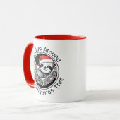 Luierend Rond de Kerstboom Mok (Voorkant links)